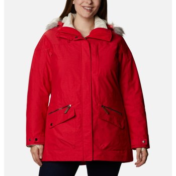 Columbia Carson Pass Interchange Plus Size, Chamarras Rojos Para Mujer | 451372-FZC